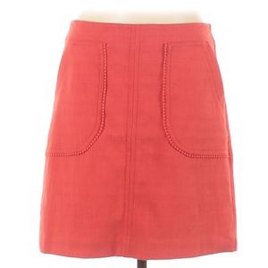 Coral loft pencil skirt. Size 0